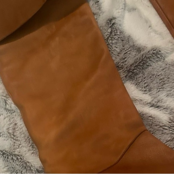 Free People Tan leather vintage over the knee boots size 37 - Picture 12 of 12